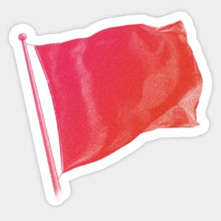 Red Flag Sticker